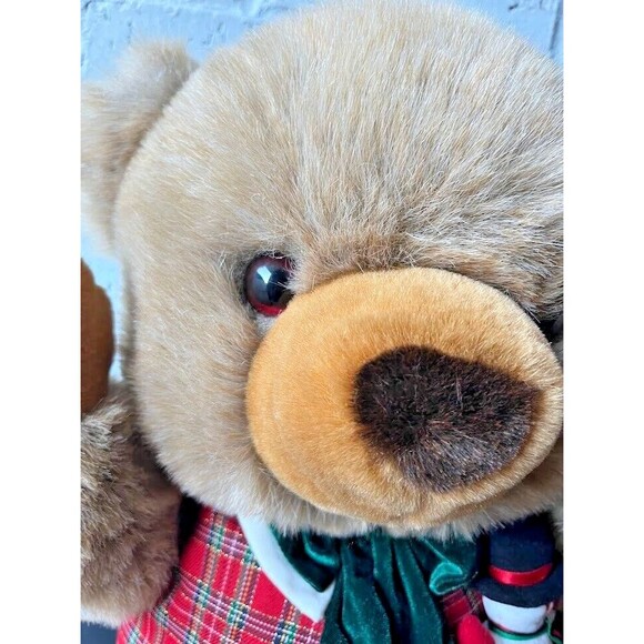 RARE JC Penny Holiday Collection Brown Bear Co Christmas Plush Papa Bear 29" - Picture 6 of 16